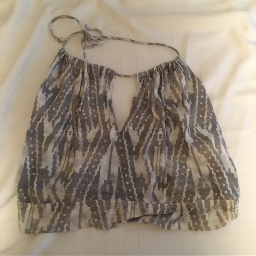 LAST CHANCE Roxy Halter Strappy Crop Top